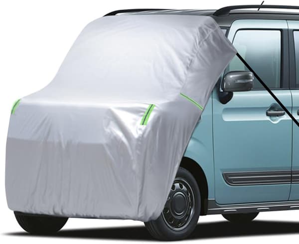 軽自動車用ハーフボンネットカバー 裏起毛タイプ 日焼け・防塵・防雪対策 WH-Sサイズ