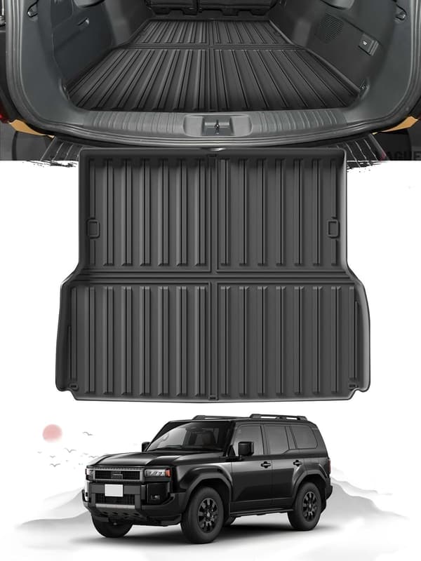 トヨタ ランドクルーザー250 専用 折り畳み式3Dラゲッジマット 防水 TPE素材