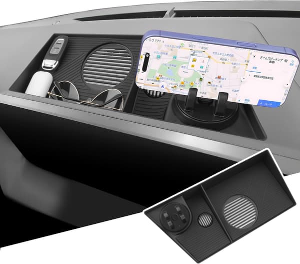 ランドクルーザー250用ダッシュボード収納ボックス・多機能トレイ・スマホホルダー