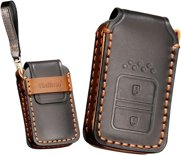 本革製ホンダ用スマートキーケース - フィット、フリード、ヴェゼル対応