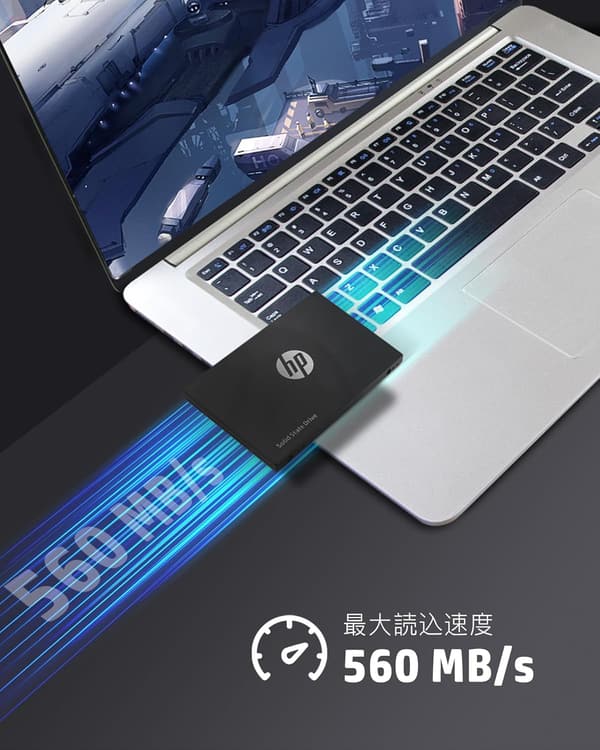 256GB SATA III 内蔵SSD（2.5インチ）高速560MB/s 高耐久 PS4対応