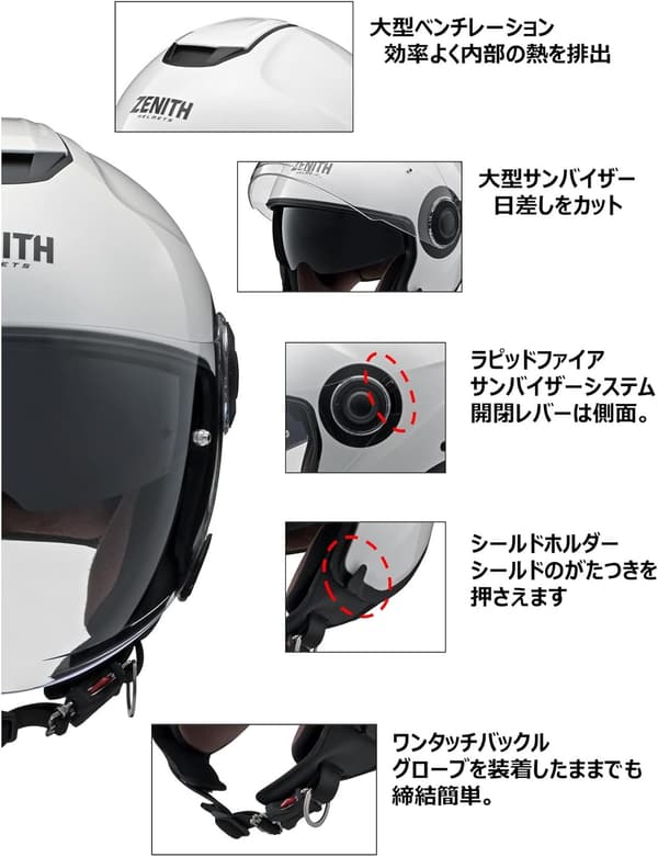 ヤマハ YJ-22IIZENITH バイクヘルメット セミブラック Mサイズ
