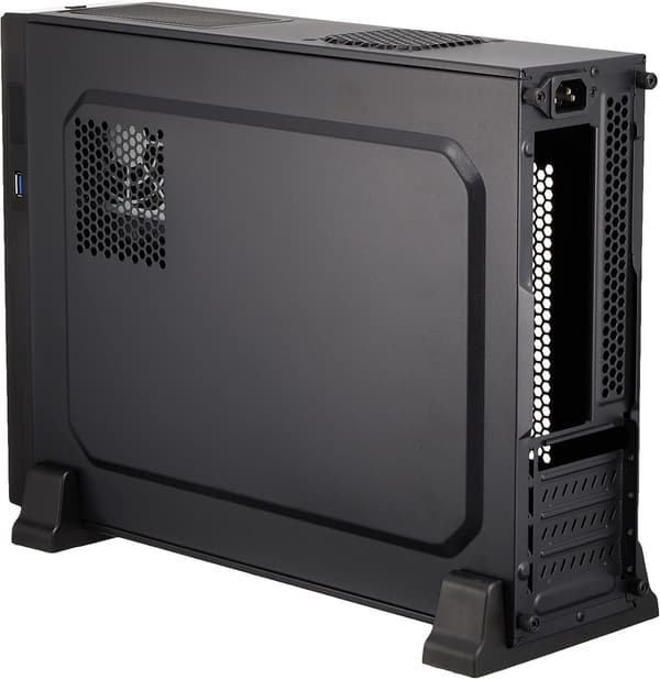 Micro-ATXスリムPCケース OTTER ブラック (300W SFX電源搭載)