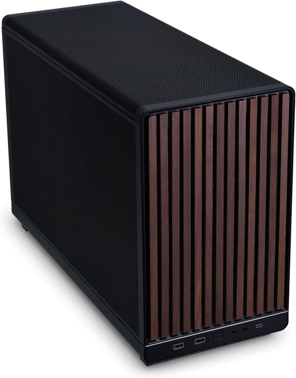 コンパクトPCケース A3-mATX WD 木製フロントパネル Micro ATX/Mini-ITX対応 360mmラジエーター対応