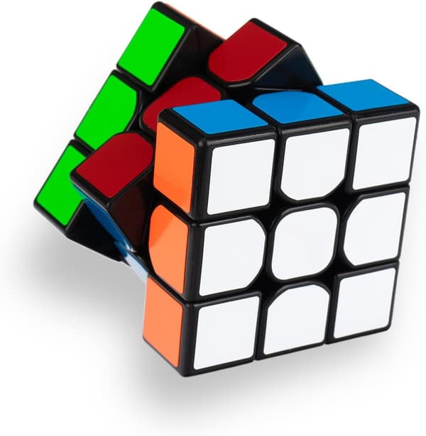 公式WCA競技用無磁3x3キューブ 黒素体スムーズ回転 知育玩具 初中級者向け