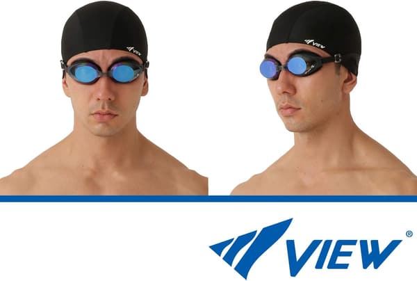 大人用フィットネス スイミングゴーグル ミラータイプ くもり止め機能付き