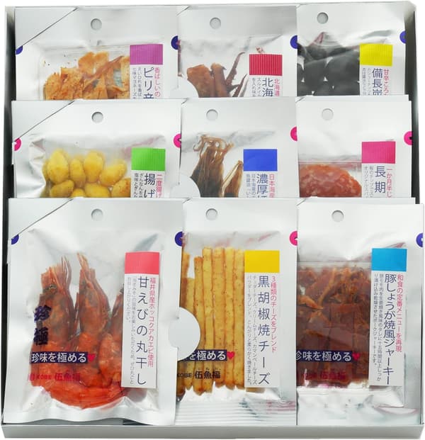 お中元 高級珍味9品詰め合わせセット お父さんへのギフト