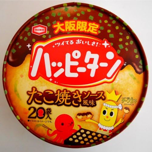 【大阪限定】ハッピーターン たこ焼きソース風味 20枚