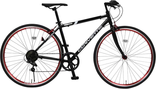 シボレーコルベット ブランドの軽量アルミクロスバイク 700c 6段変速