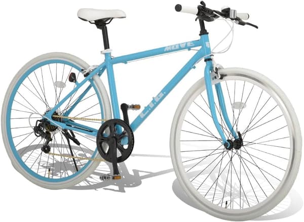 リグ(LIG) 700C クロスバイク アルミフレーム 7段変速 カラータイヤ