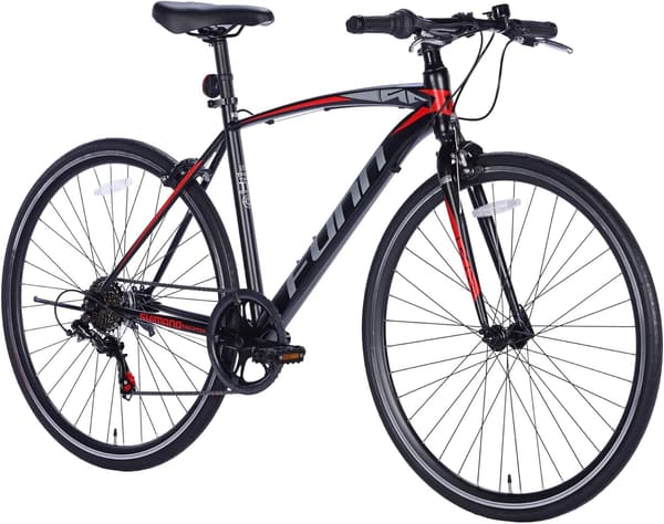 クロスバイク GT100 700x28cタイヤ シマノ6段変速 フラットハンドルバー