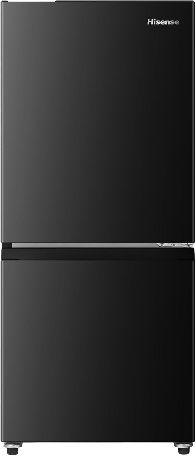 一人暮らし向けコンパクト冷蔵庫 135L ブラック 右開き HR-D140KB