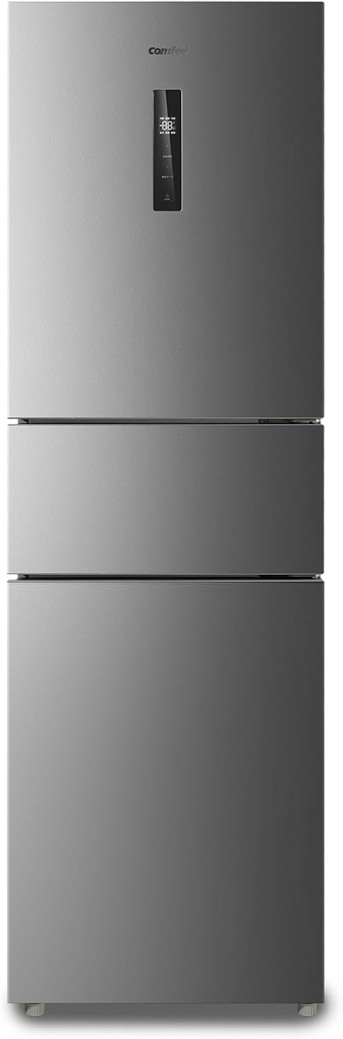 COMFEE' 冷蔵庫 271L 自動霜取り インバーター搭載 3ドア グレー 家庭用 2024モデル