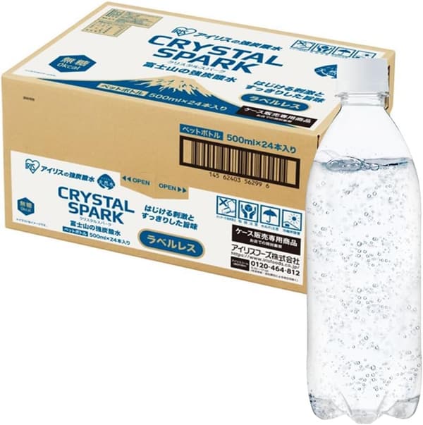 富士山の強炭酸水 500ml ×24本 バナジウム含有 ペットボトル