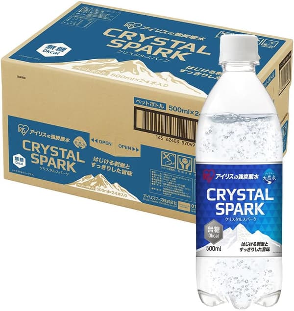 強炭酸水 500ml ×24本セット アイリスオーヤマ