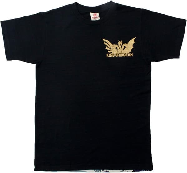 富嶽デザイン 抜染Tシャツ ブラック XXLサイズ (身丈73.5×身巾57cm)