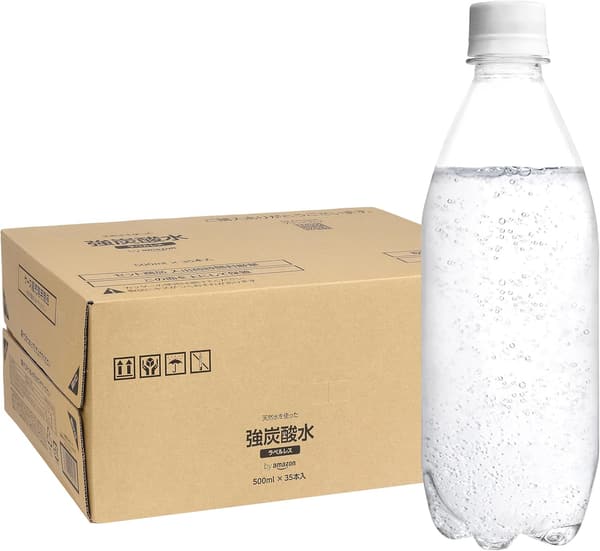 ラベルレス強炭酸水 500ml×35本セット