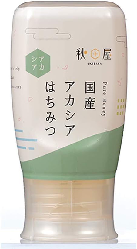 国産アカシアはちみつ 300g 純粋蜂蜜 秋田屋