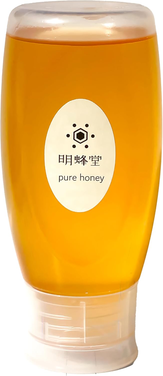 国産天然純粋蜂蜜【明蜂堂】自家採蜜 百花 500g