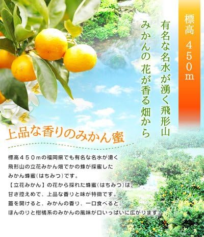 国産みかん蜂蜜 1000g 完熟純粋蜂蜜（とんがり容器）