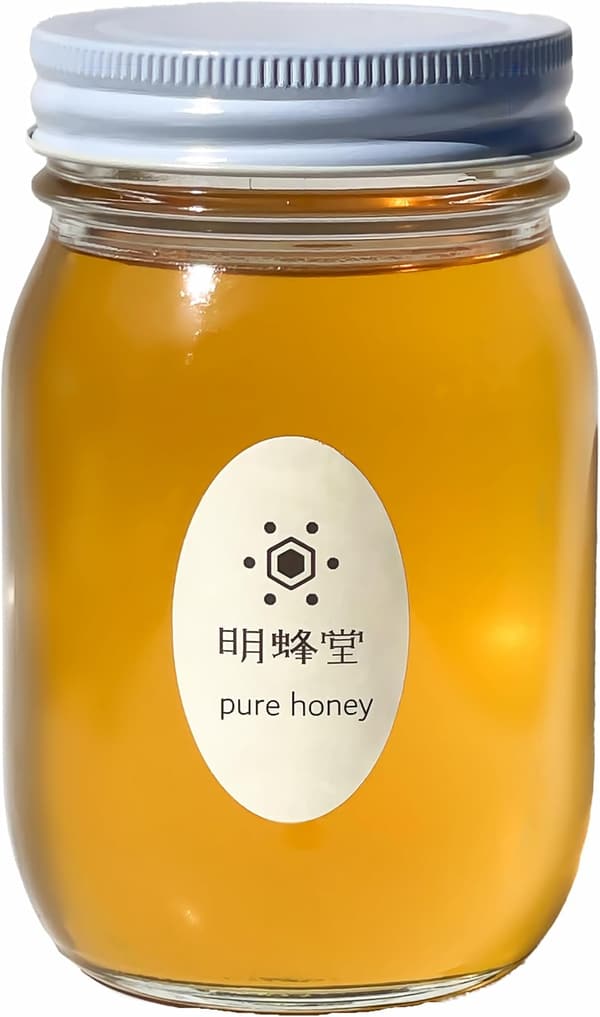 国産天然純粋蜂蜜 自家採蜜 (百花・500g)