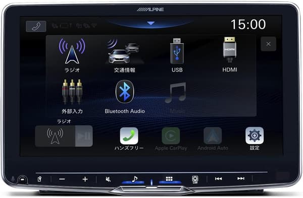 9インチディスプレイオーディオ フローティングビッグDA DAF9Z ワイヤレスApple CarPlay/Android Auto/Bluetooth