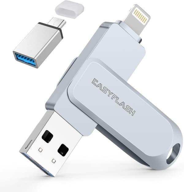 MFi認証 USBメモリー Lightning/type-C対応 128GB/256GB/iPhone/iPad兼用