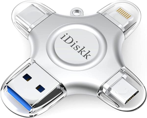 iPhone15対応 1TB USBメモリ 【Apple MFi認証】 4in1 Lightning/USB/Type-C/Microコネクタ 外部ストレージ