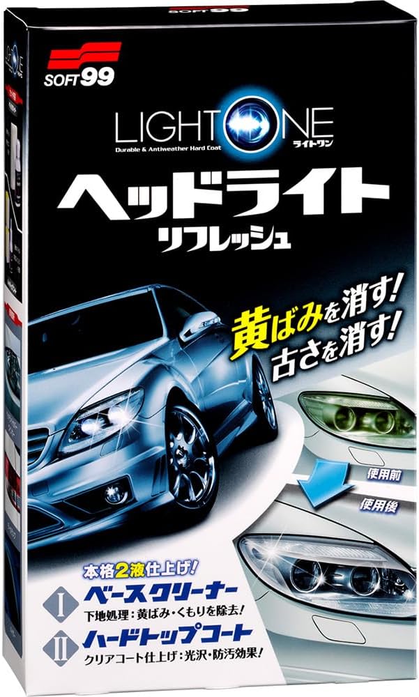 自動車ヘッドライトカバー用コーティング LIGHT ONE 03133