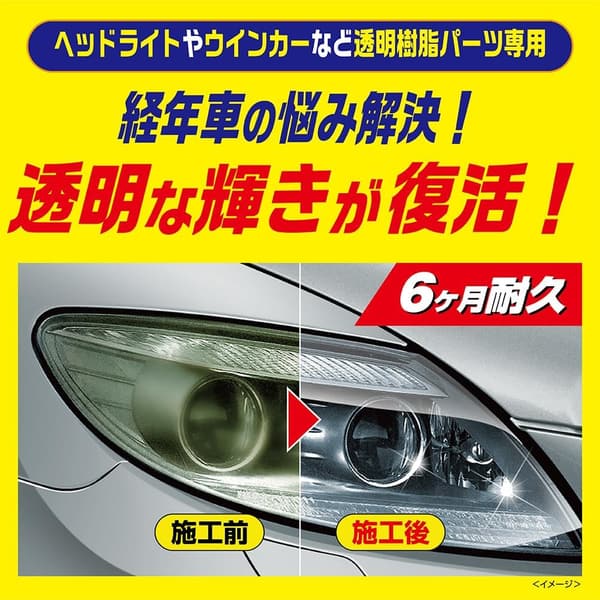 自動車ヘッドライトカバー用コーティング LIGHT ONE 03133