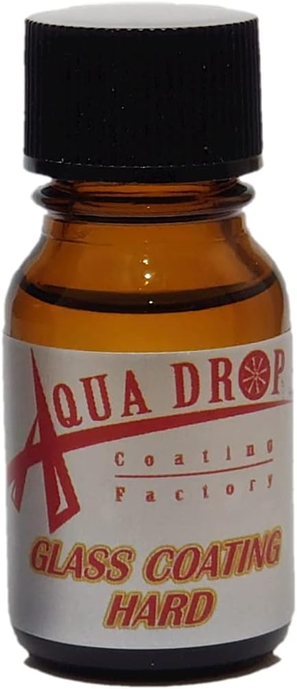 硬化型ガラスコーティング剤 アクアドロップコーティング 10ml クロススポンジ付属 樹脂用