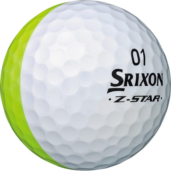 2023年モデル ダンロップ SRIXON Z-STAR DIVIDE ゴルフボール 1ダース（イエロー/ホワイト）