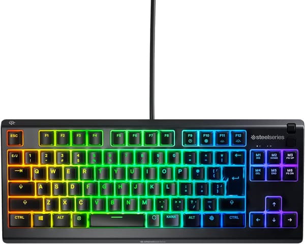 Apex 3 TKL ゲーミングキーボード 日本語配列 静音スイッチ IP32防滴 ブラック