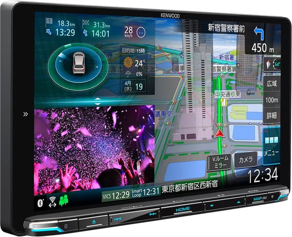 安心の日本製 9インチカーナビ MDV-M910HDL 音声操作・ワイヤレスミラーリング対応 ブラック