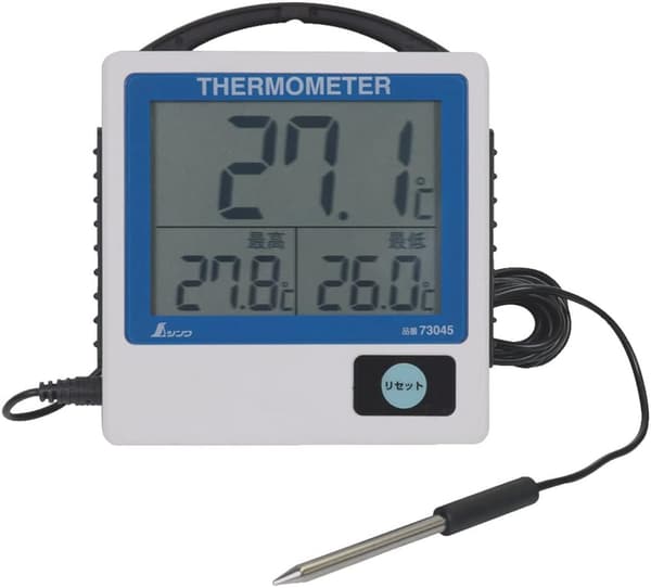 防水デジタル温度計 G-1 最高最低隔測式