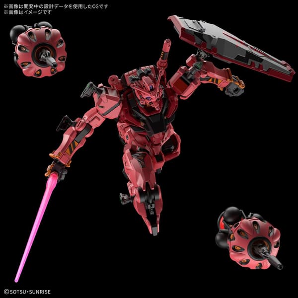 HG 機動戦士ガンダム GQuuuuuuX 赤いガンダム 1/144スケール プラモデル