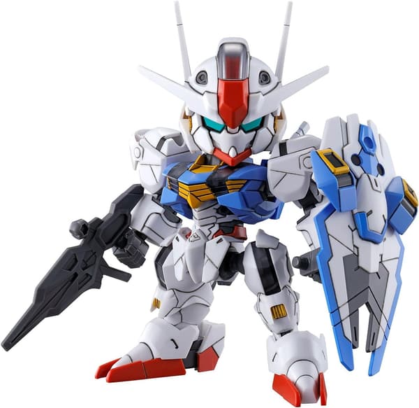 水星の魔女 ガンダムエアリアル 色分け済みプラモデル