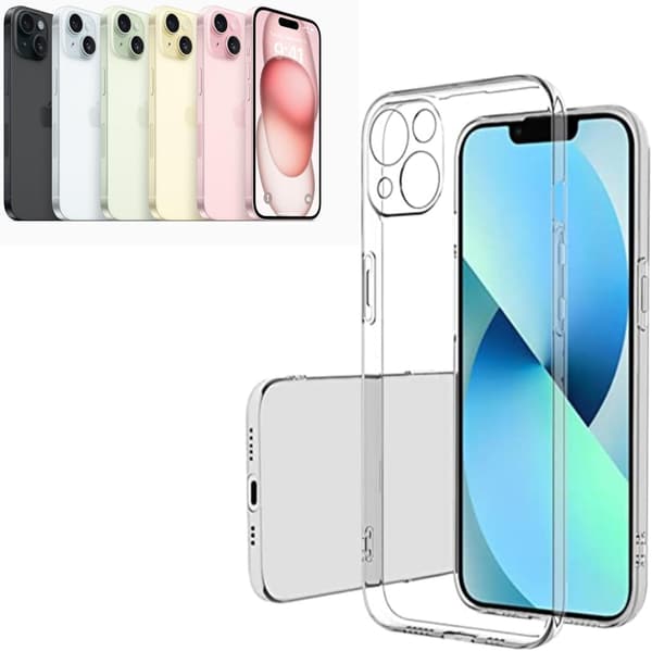 iPhone15ケース クリア 軽量 薄型 耐衝撃 レンズ保護 6.1インチ