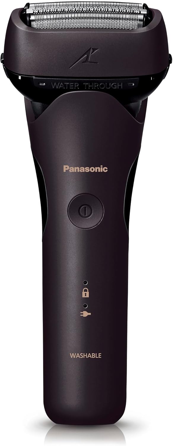 メンズ用 パナソニック 3枚刃 電動シェーバー ラムダッシュ ES-L320D-T 茶色