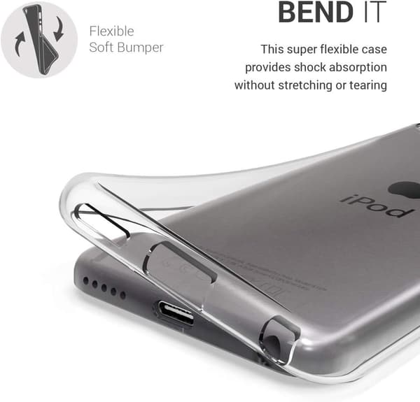 Apple iPod Touch 6G/7G対応 TPUシリコン透明ケース - 耐衝撃スリムカバー