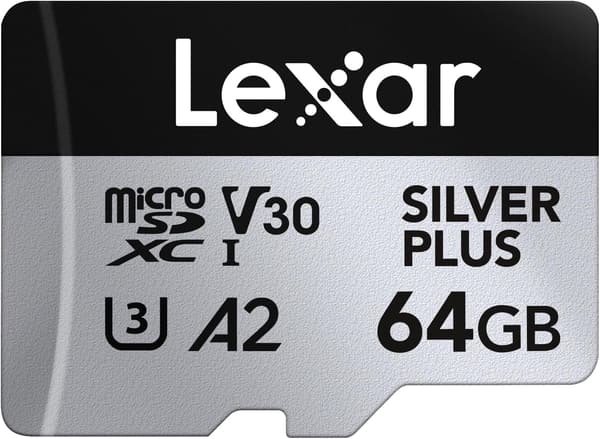 Lexar 64GB MicroSDカード UHS-I C10 U3 A2 V30対応 高速フラッシュメモリー