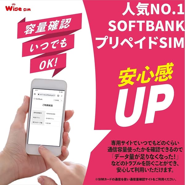 『日本旅行向けソフトバンクプリペイドSIMカード 10GB 2025年11月15日有効』