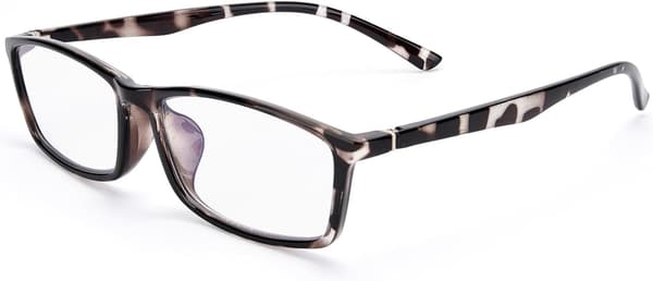 おしゃれなブルーライトカット老眼鏡 メンズ 軽量 単焦点 スクエア +1.0～+3.5 ケース付き