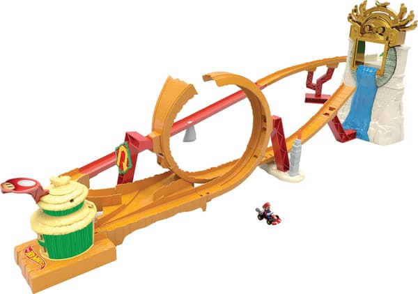 スーパーマリオブラザーズ・ムービー ジャングル王国レース ミニカー付きプレイセット 5歳以上