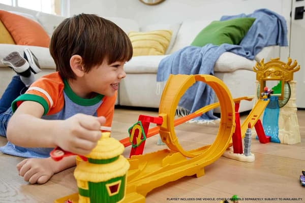 スーパーマリオブラザーズ・ムービー ジャングル王国レース ミニカー付きプレイセット 5歳以上