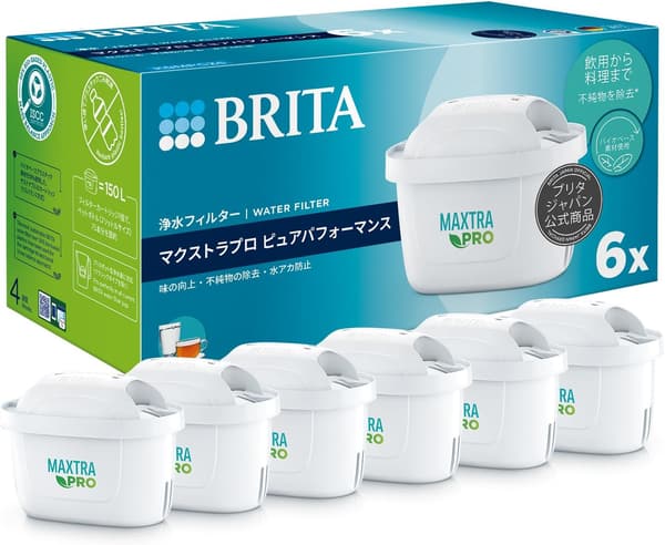 浄水器用交換カートリッジ 6個セット PFOS/PFOA除去試験済み 【日本正規品】