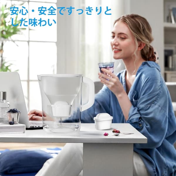 ブリタ マクストラ互換 浄水ポット用フィルターカートリッジ 6個セット