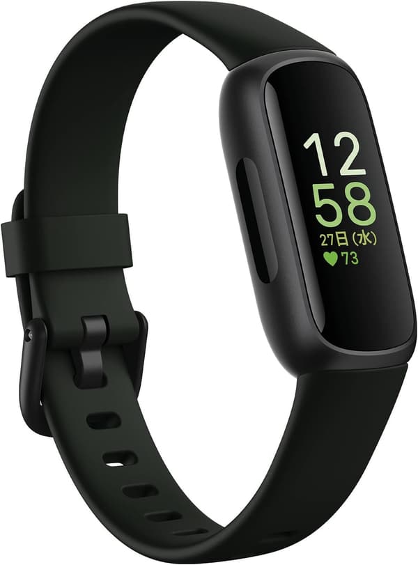 Fitbit Inspire 3 ミッドナイトゼン ブラック 健康管理用スマートウォッチ