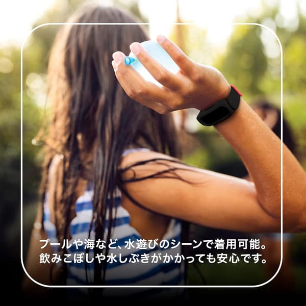 子供向けフィットネストラッカー Fitbit Ace 3 ブラック・スポーツレッド 日本正規品 最大8日間バッテリー・睡眠計測