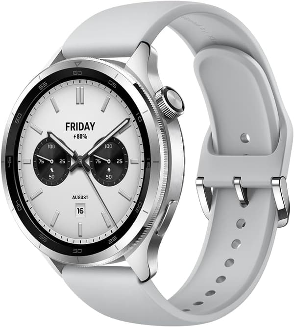 Xiaomi Watch S4 スマートウォッチ 1.43インチ有機EL 最大15日間稼働 シルバー